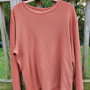 Men's Waffle Knit Thermal Henley T Shirt